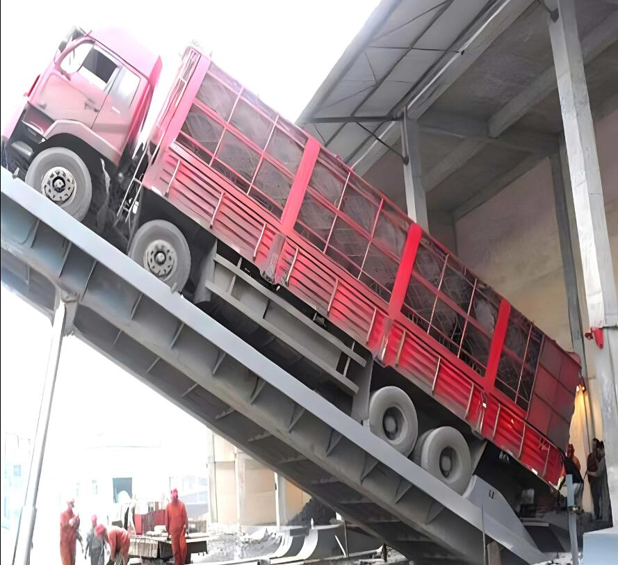液壓翻板卸車機